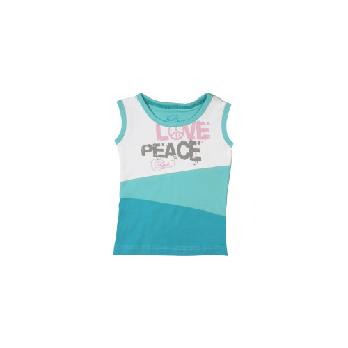 Girls Pretty Blossom Blue Top