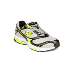 Men Silver & Green Sports Shoes Men Silver & Green Sports Shoes
