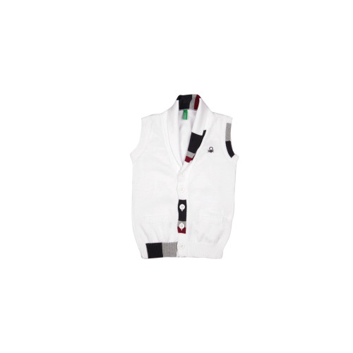 Colors of Benetton Boys White Waistcoat