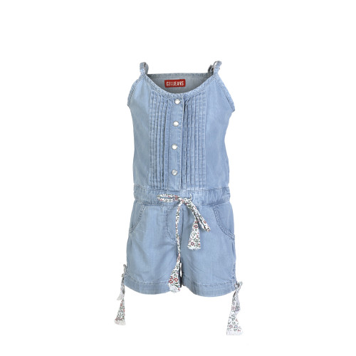 Girls Blue Saloppette