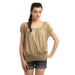 ONLY Women Brown Top ONLY Women Brown Top
