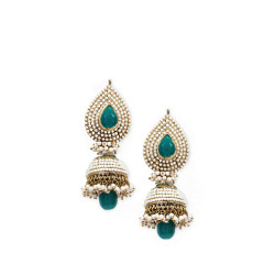 Diadem White & Green Earrings Diadem White & Green Earrings