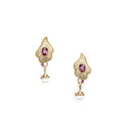 Diadem Purple Earrings Diadem Purple Earrings
