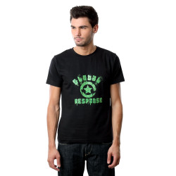 Free Authority Men's Studs Washed Black T-shirt