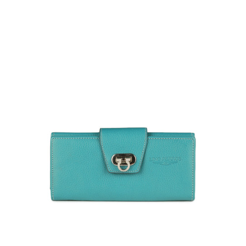 Perros Women Turquoise Blue Wallet
