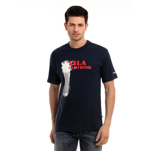 Men Navy Blue T-shirt