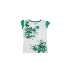 Girls Knit White Top