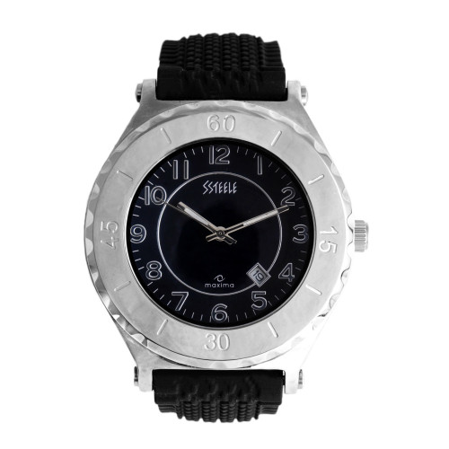 Men Dark Grey Dial Watch