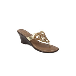 Women Gold Toned Wedges