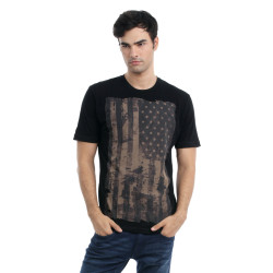 French Connection Men Black T-shirt