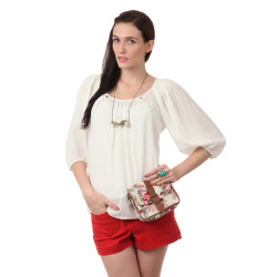 French Connection Women White Top