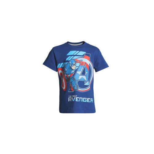 Avengers Boys Blue Printed T-shirt
