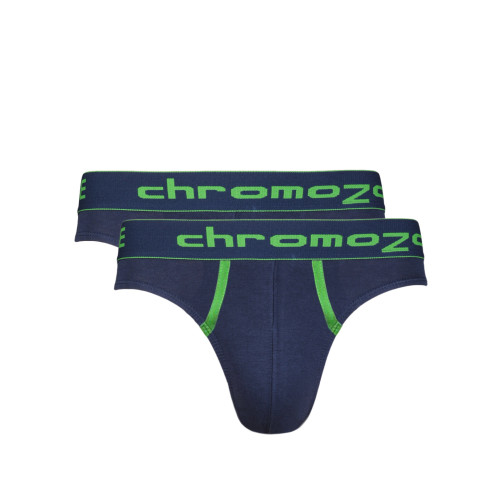 Men Blue & Green Briefs