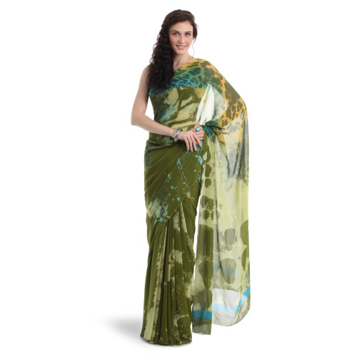 Paul Green Printed Saree