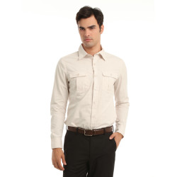 Men Light Pink Shirt