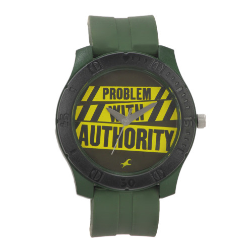 Men Black Dial Watch