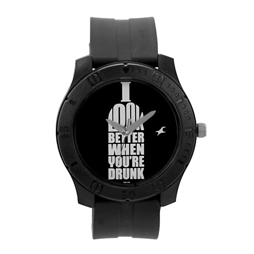 Men Black Dial Watch 3062pp02b