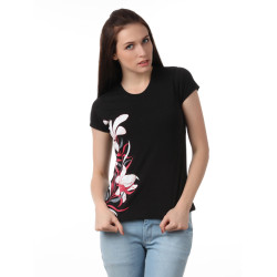 Women Black T-shirt Women Black T-shirt
