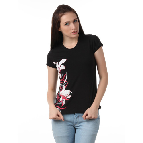 Women Black T-shirt