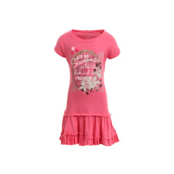 Girls Pink Printed Dress Girls Pink Printed Dress