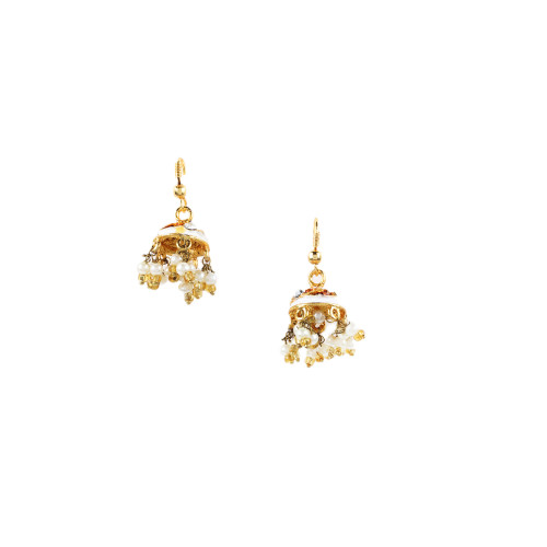 White Earrings