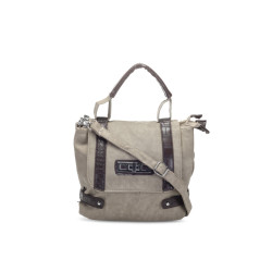 Women Grey & Brown Handbag Women Grey & Brown Handbag
