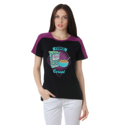 Women Black T-shirt Women Black T-shirt