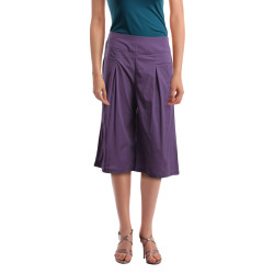 Women Purple Capris