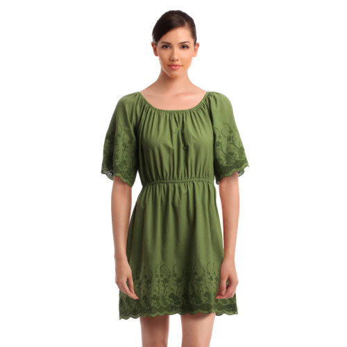 Women Olive Tunic