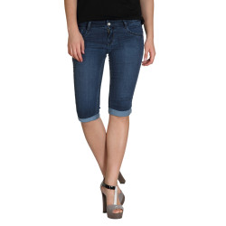 Jeans Women Blue Capris