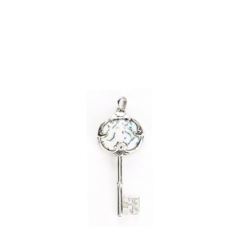Women Silver & White Pendant