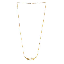 Gold Plated Pendant With Chain