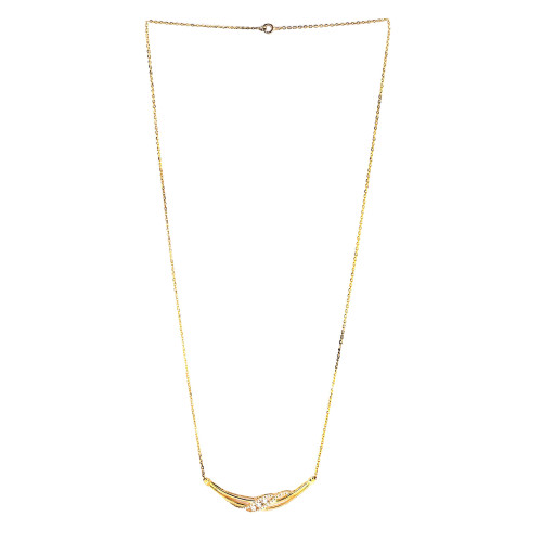 Gold Plated Pendant With Chain
