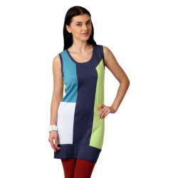 Colors of Benetton Women Blue Tunic Colors of Benetton Women Blue Tunic