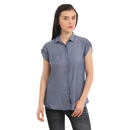 Women Blue Shirt