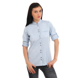 Women Blue Shirt Women Blue Shirt