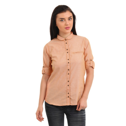Women Orange Shirt